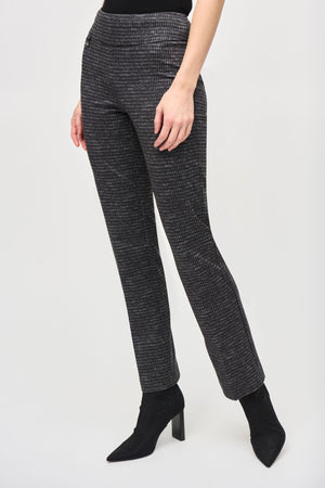 Joseph Ribkoff Fall  2024 -243048-Pant-Black/Grey - The Coach Pyramids