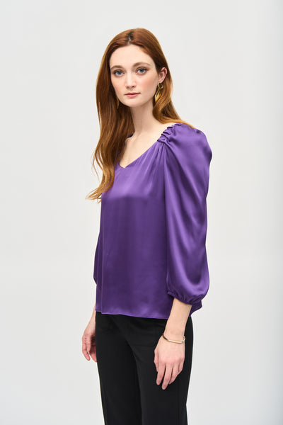 Joseph Ribkoff Fall 2024 -234052-Top-Empress – The Coach Pyramids