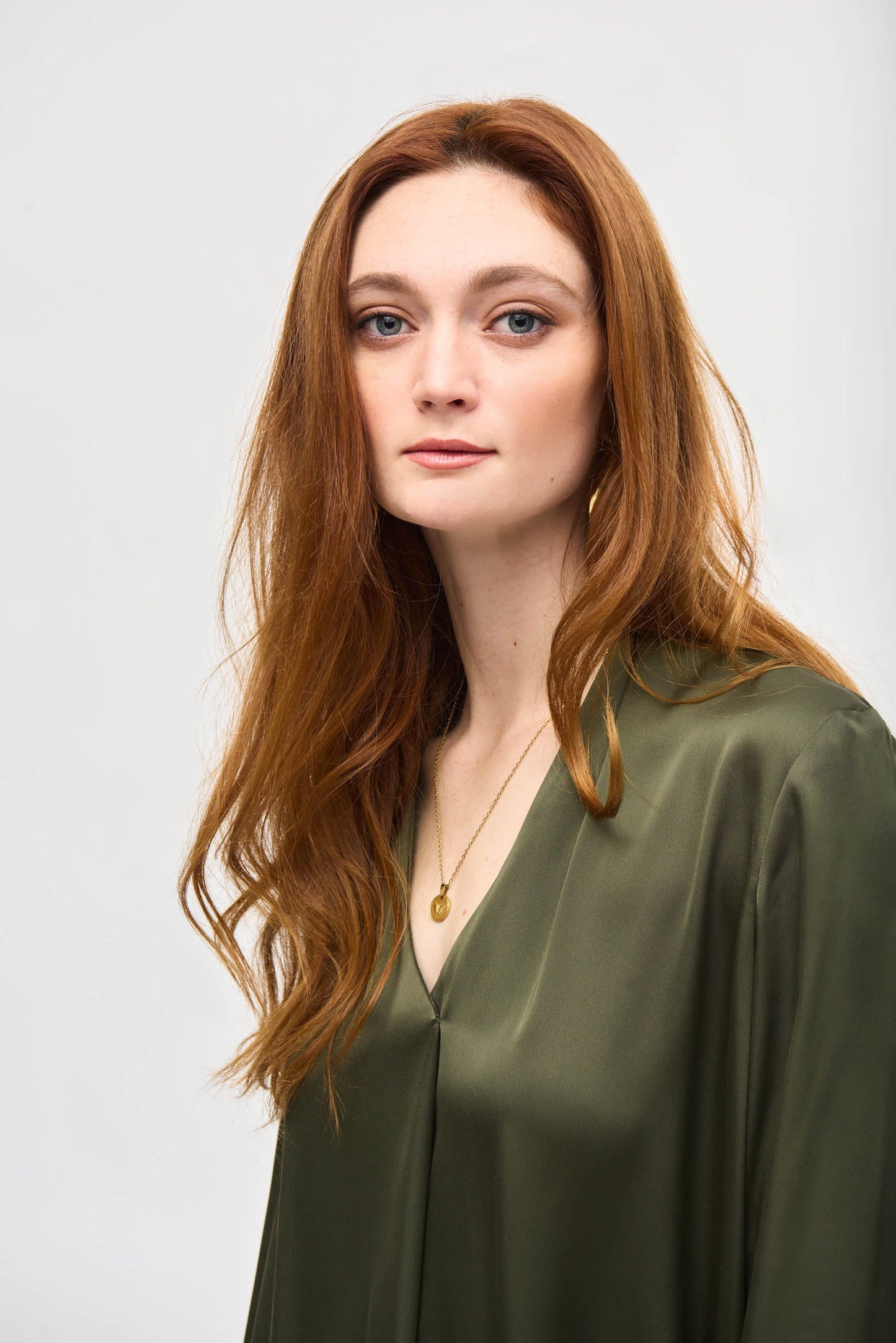 Joseph Ribkoff Fall  2024 -243057-Top-Wasabi - The Coach Pyramids