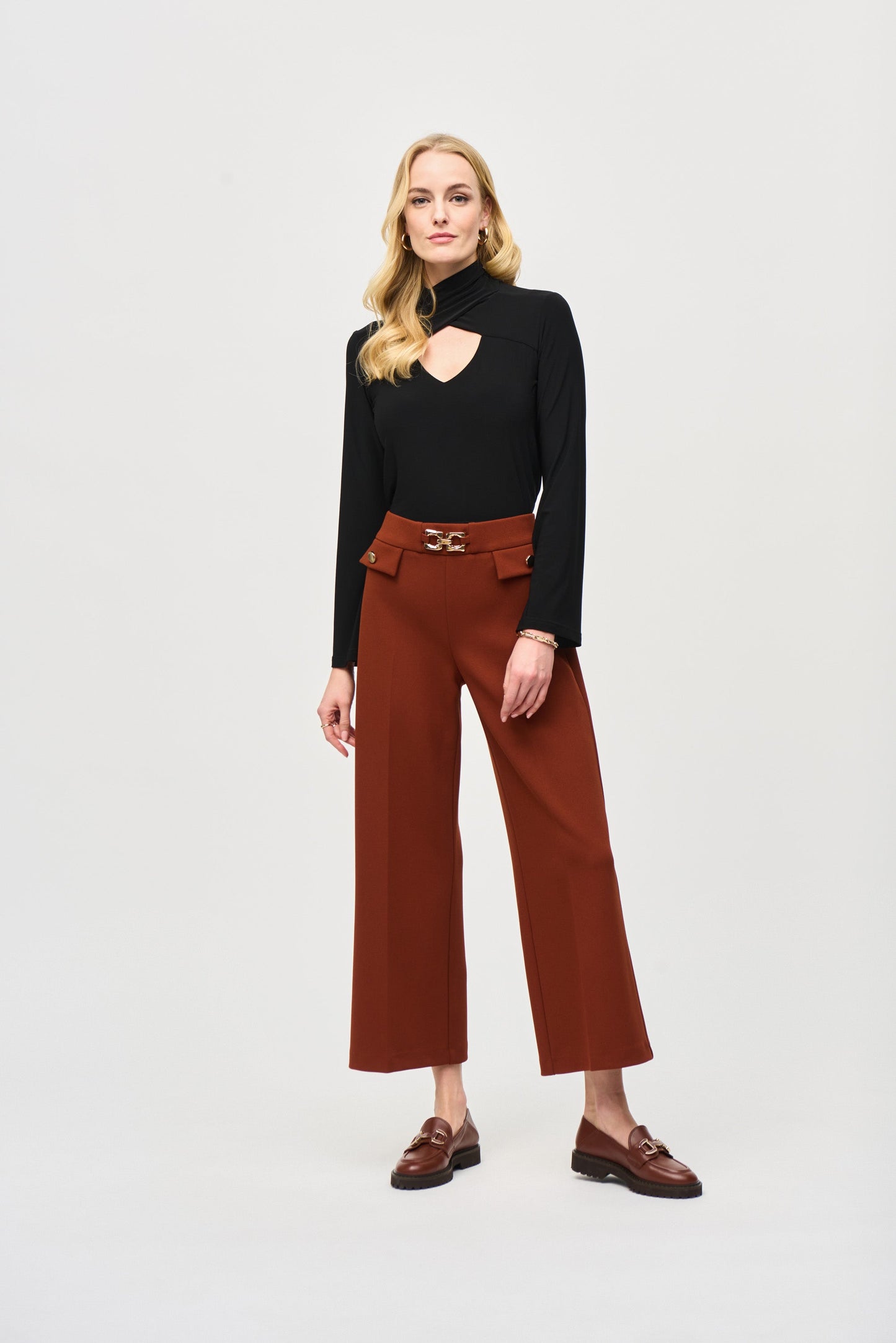 Joseph Ribkoff Fall  2024 -243064-Top-Black - The Coach Pyramids