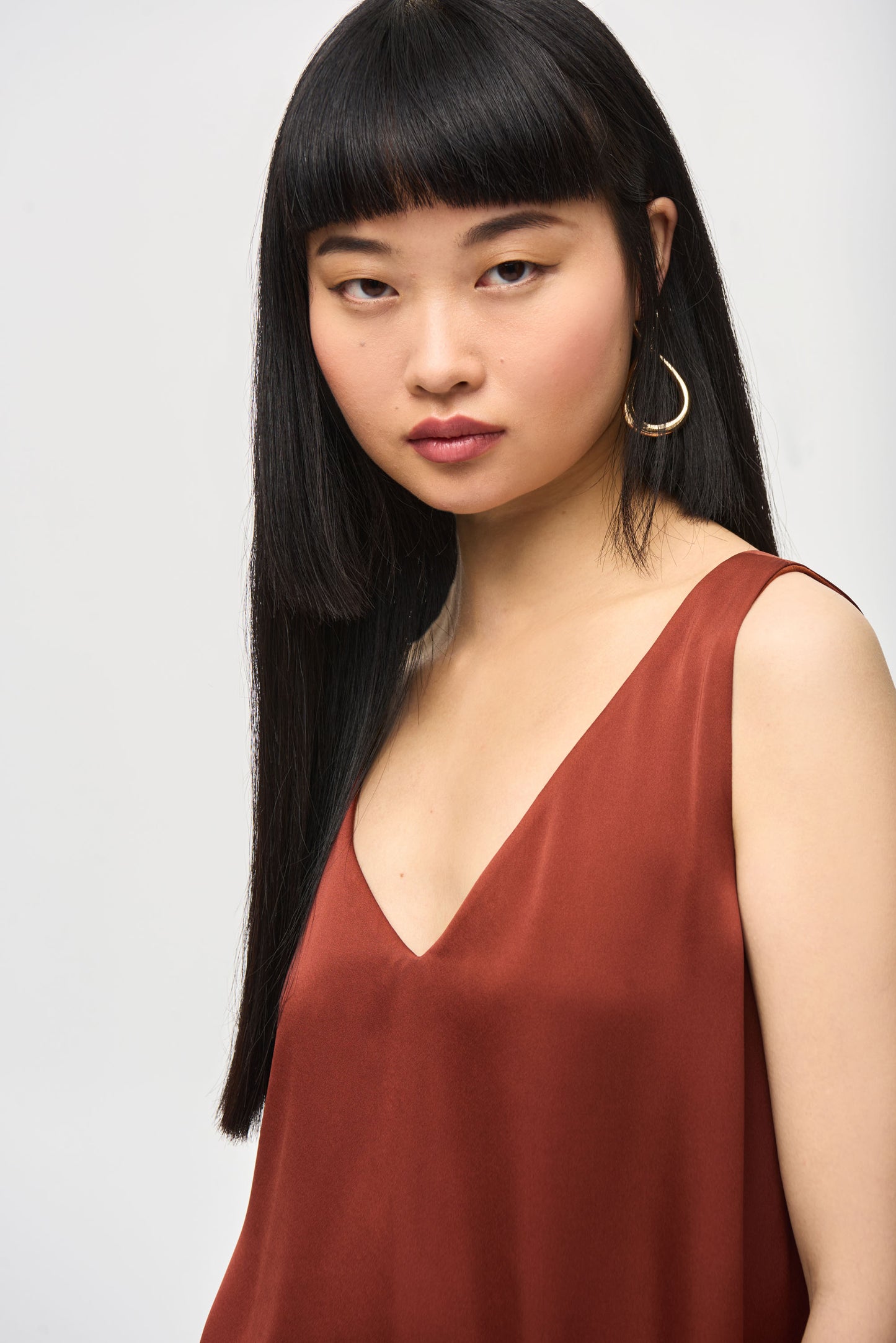 Joseph Ribkoff Fall  2024 -243110-Top- Cinnamon - The Coach Pyramids