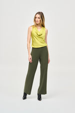 Joseph Ribkoff Fall  2024 -243125-Top-Wasabi - The Coach Pyramids