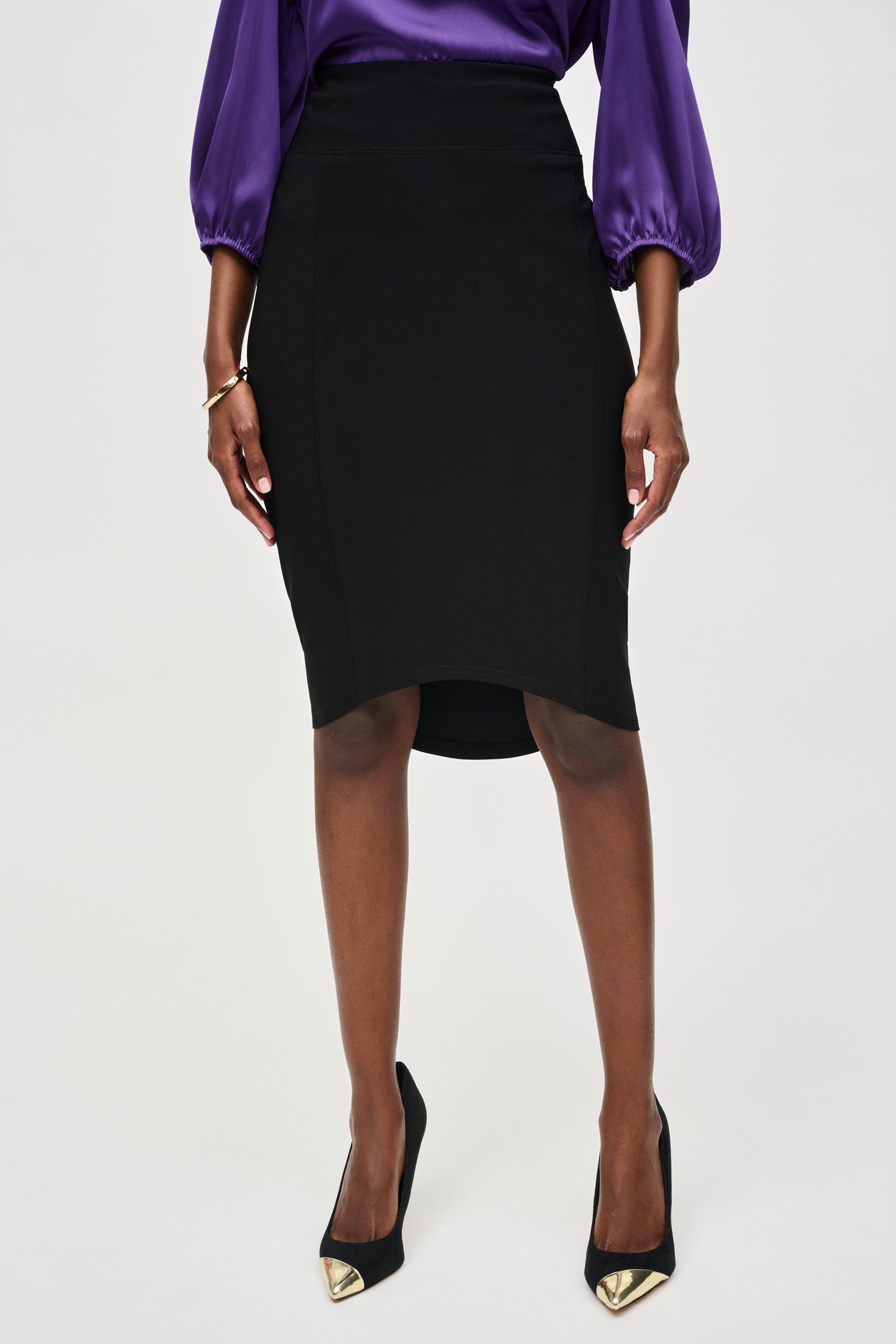 Joseph Ribkoff Fall  2024 -243245-Skirt-Black - The Coach Pyramids