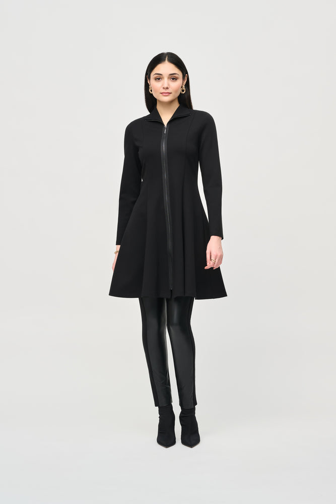 Joseph Ribkoff Fall  2024 -243330-Coat- Black - The Coach Pyramids