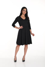 Frank Lyman Fall 2024-243342-Knit Dress-Black