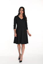 Frank Lyman Fall 2024-243342-Knit Dress-Black