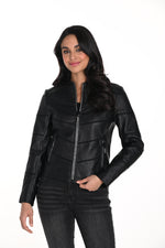 Frank Lyman Fall 2024-243419U-Polyurethane Jacket- Black - The Coach Pyramids