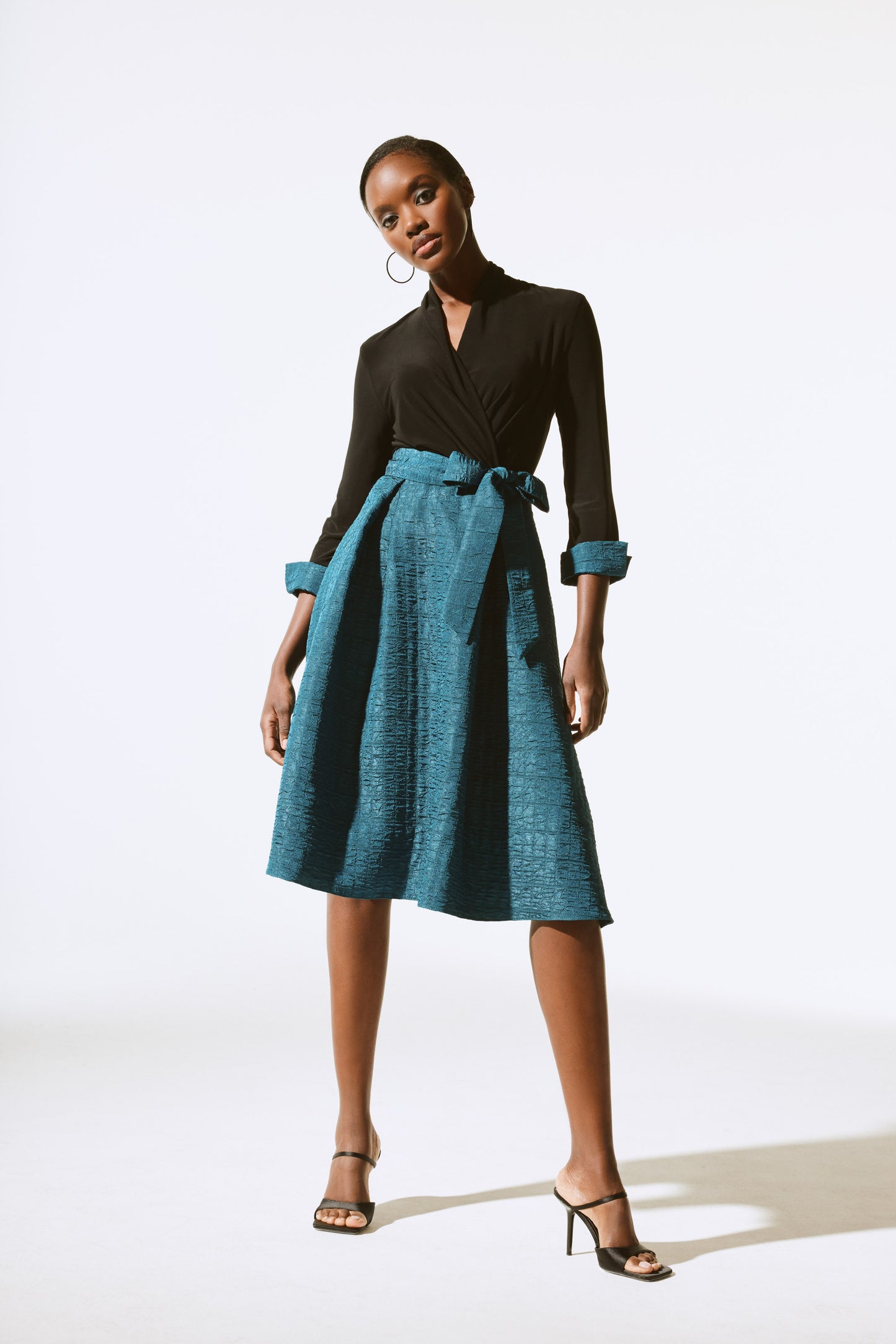 Joseph Ribkoff Fall  2024 -243783-Dress- Twilight/Black - The Coach Pyramids