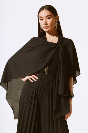 Joseph Ribkoff Fall  2024 -243796-Cover Up- Black - The Coach Pyramids