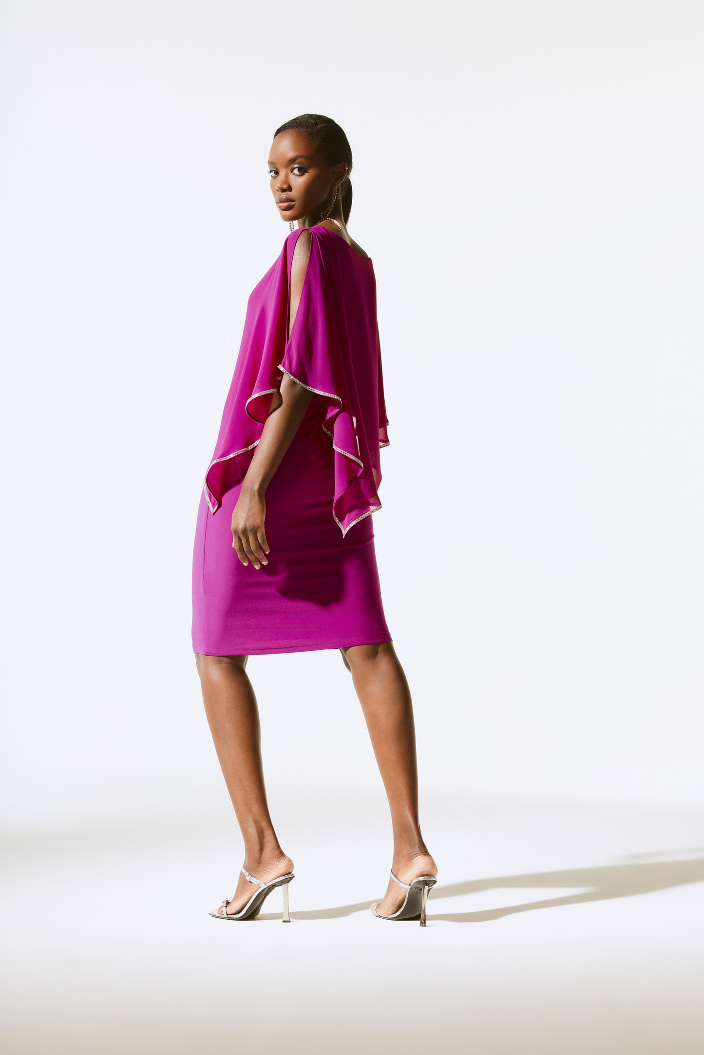Joseph Ribkoff Fall  2024 -243797-Dress- Black Currant - The Coach Pyramids