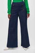 Joseph Ribkoff Fall  2024 -243900-Pant-Indigo - The Coach Pyramids