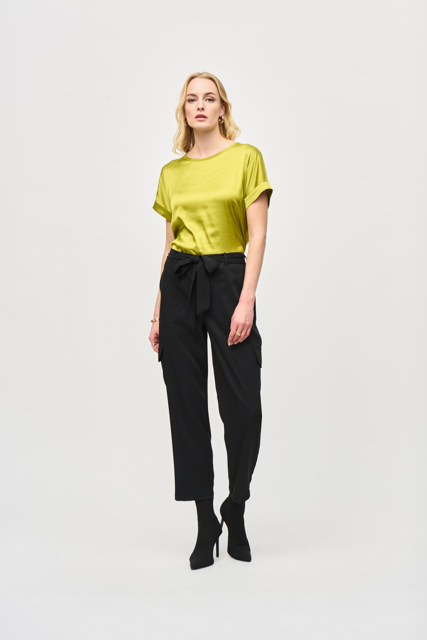 Joseph Ribkoff Fall  2024 -243912-Top-Wasabi - The Coach Pyramids