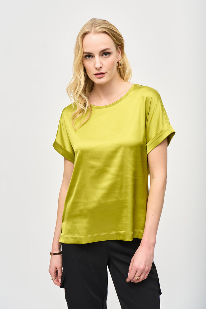 Joseph Ribkoff Fall  2024 -243912-Top-Wasabi - The Coach Pyramids