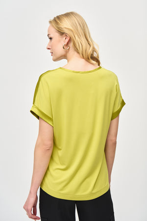 Joseph Ribkoff Fall  2024 -243912-Top-Wasabi - The Coach Pyramids