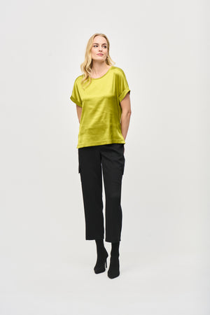 Joseph Ribkoff Fall  2024 -243912-Top-Wasabi - The Coach Pyramids