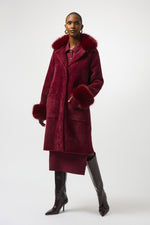 Joseph Ribkoff Fall 2025-243923F25-11-Coat-Black - The Coach Pyramids