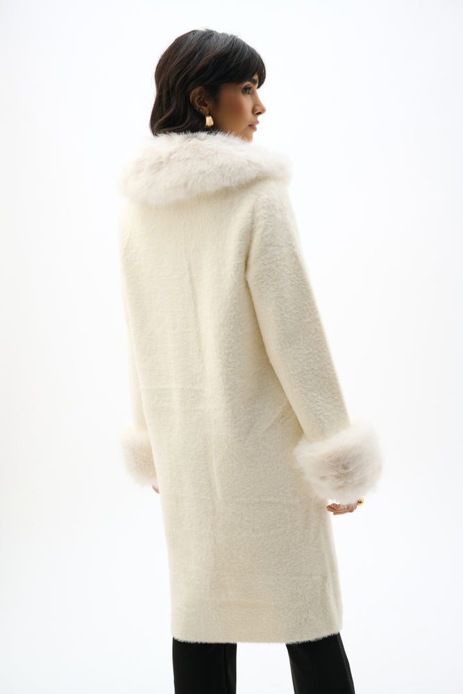 Joseph Ribkoff Fall 2025-243923F25-11-Coat- Winter White