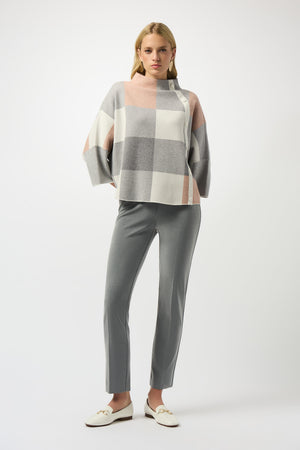 Joseph Ribkoff Fall 2025-243948F25-4428-Top-Rose/Multi - The Coach Pyramids