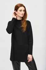 Joseph Ribkoff Fall  2024 -243956-Tunic- Black - The Coach Pyramids