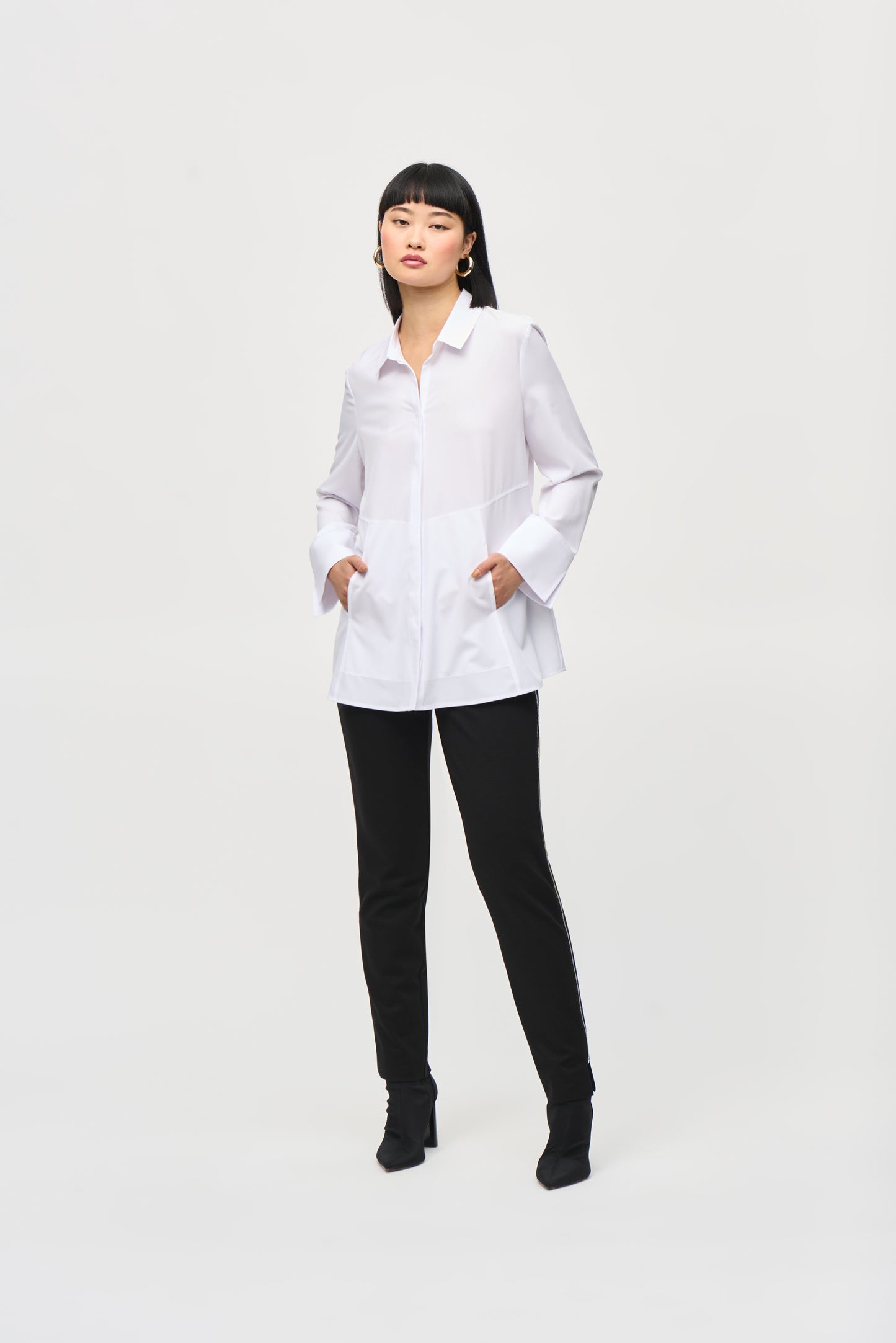 Joseph Ribkoff Spring 2025-243958S25-2166-Blouse-Geranium - The Coach Pyramids