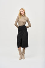 Joseph Ribkoff Fall  2024 -243963-Skirt- Black - The Coach Pyramids