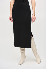 Joseph Ribkoff Fall  2024 -243967-Skirt-Black - The Coach Pyramids