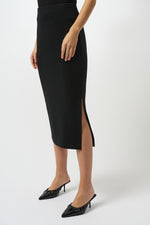 Joseph Ribkoff Fall 2025-243967F25-11-Skirt-Black - The Coach Pyramids