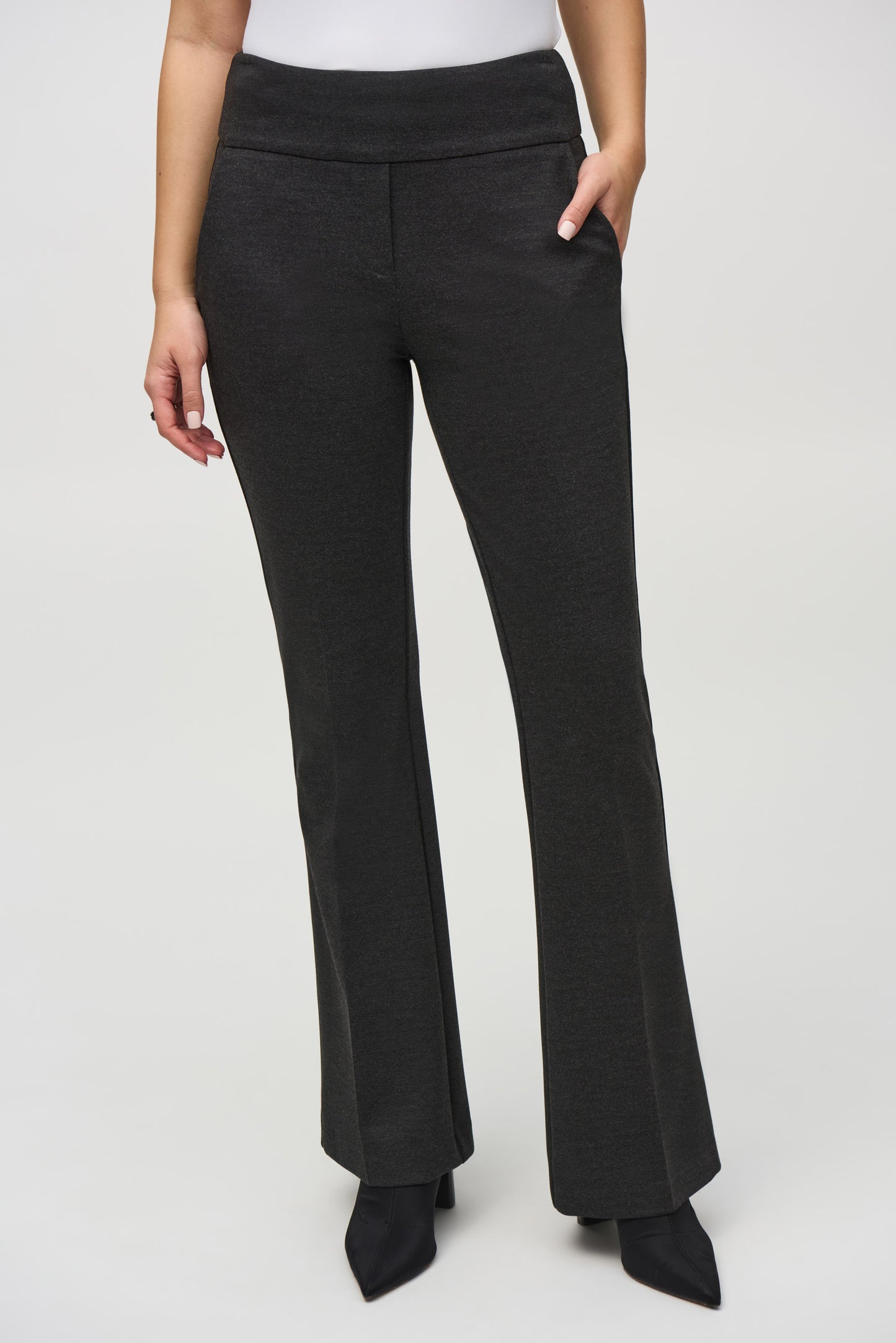 Joseph Ribkoff Winter  2024-244008-2606-Pant-Charcoal Grey - The Coach Pyramids