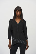 Joseph Ribkoff Winter  2024-244026-11-Top-Black