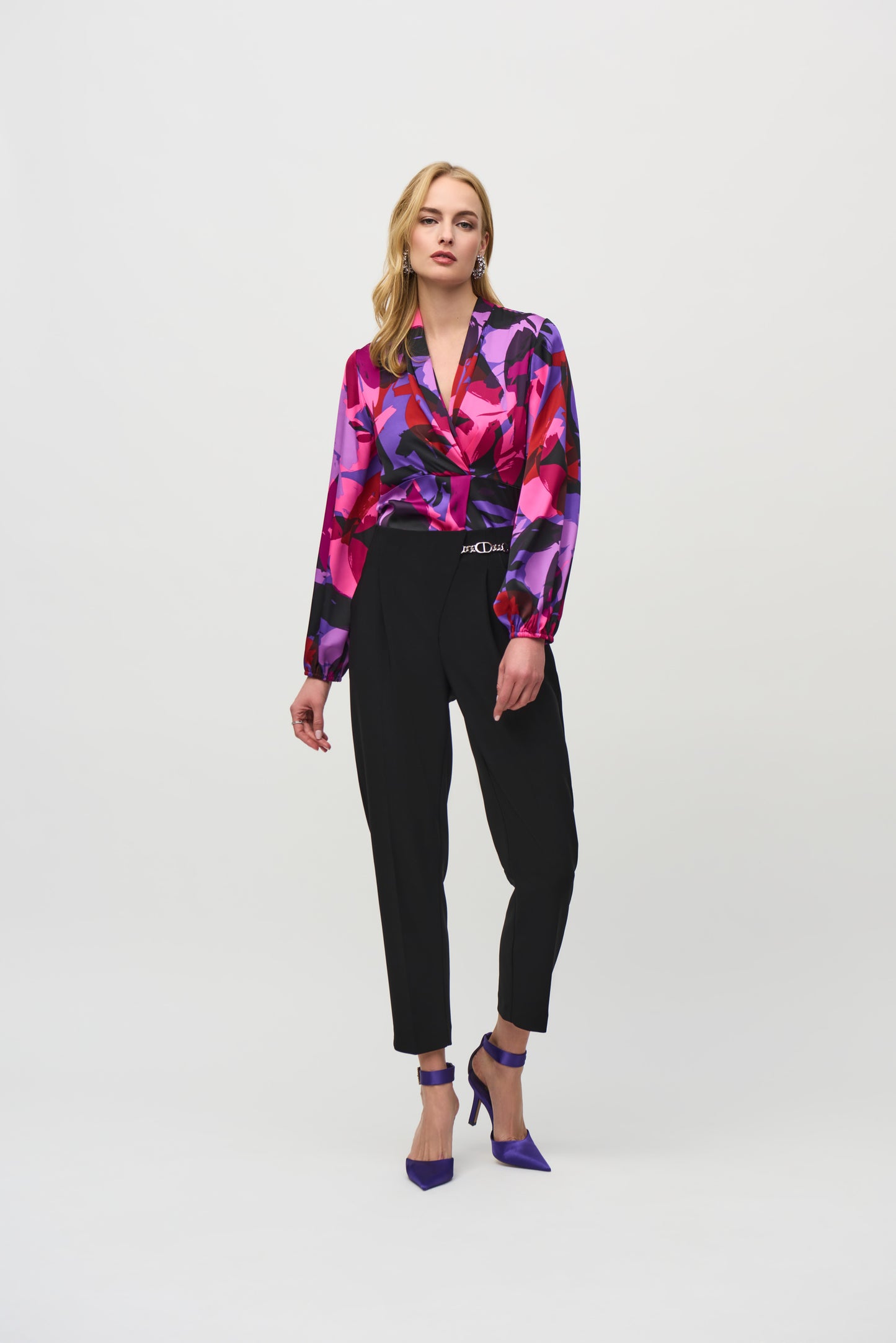 Joseph Ribkoff Winter  2024-244029-11-Pant-Black - The Coach Pyramids