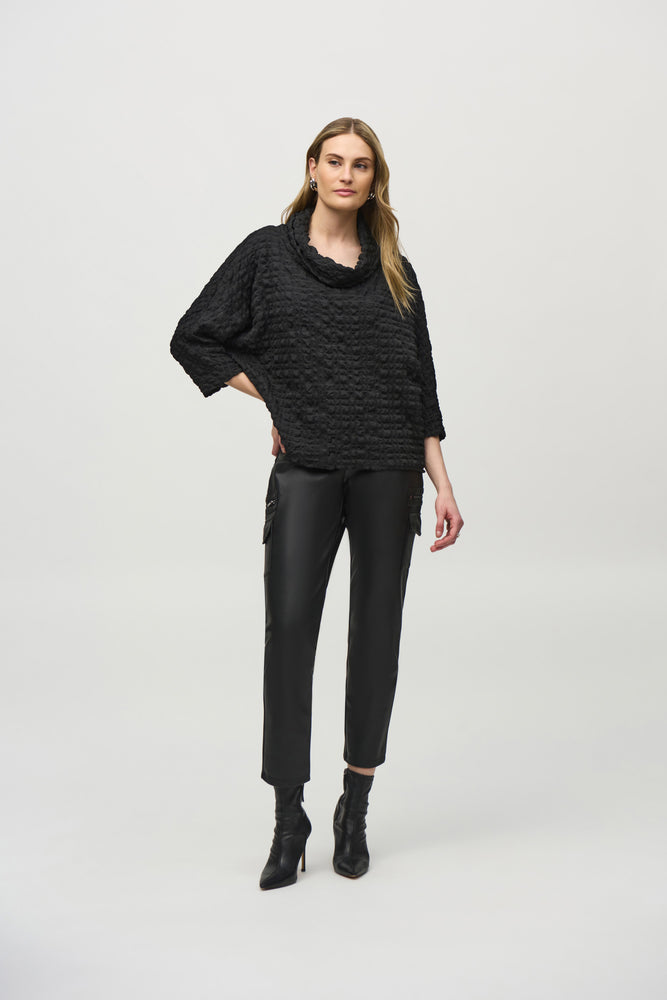 Joseph Ribkoff Winter  2024-244069-11-Top-Black