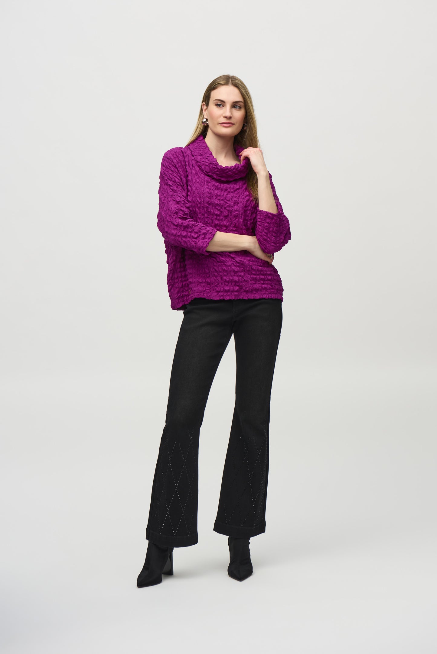 Joseph Ribkoff Winter  2024-244069-4271-Top-Empress - The Coach Pyramids