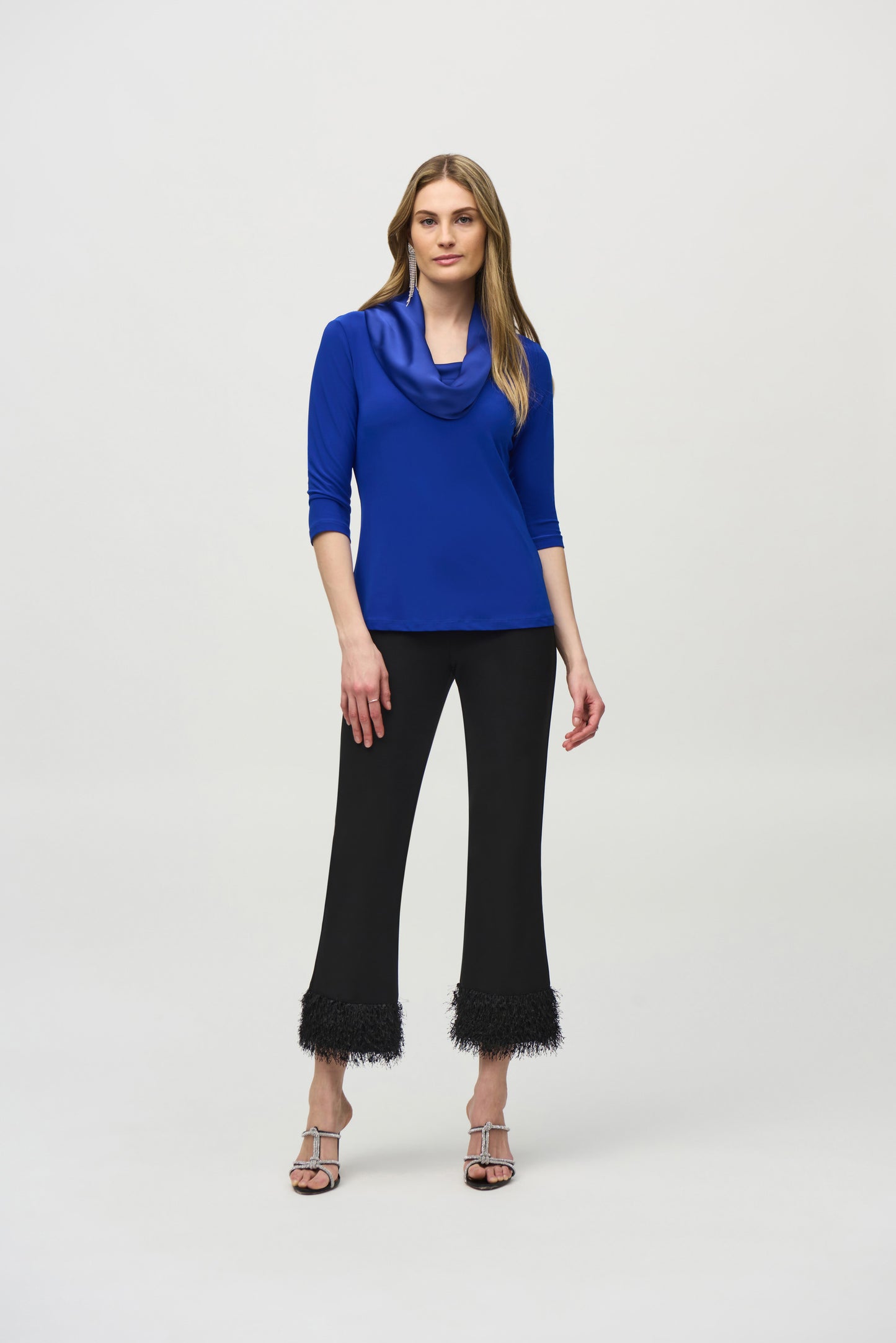 Joseph Ribkoff Winter  2024-244106-2922-Top-Royal Sapphire - The Coach Pyramids