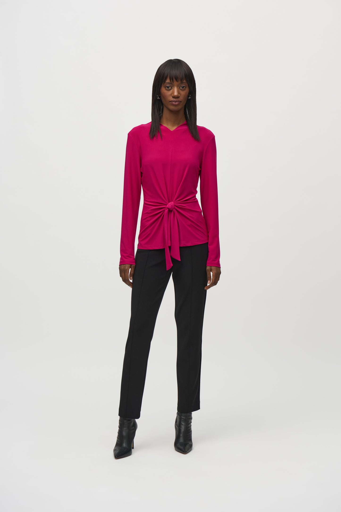 Joseph Ribkoff Winter  2024-244112-2922-Top-Royal Sapphire - The Coach Pyramids