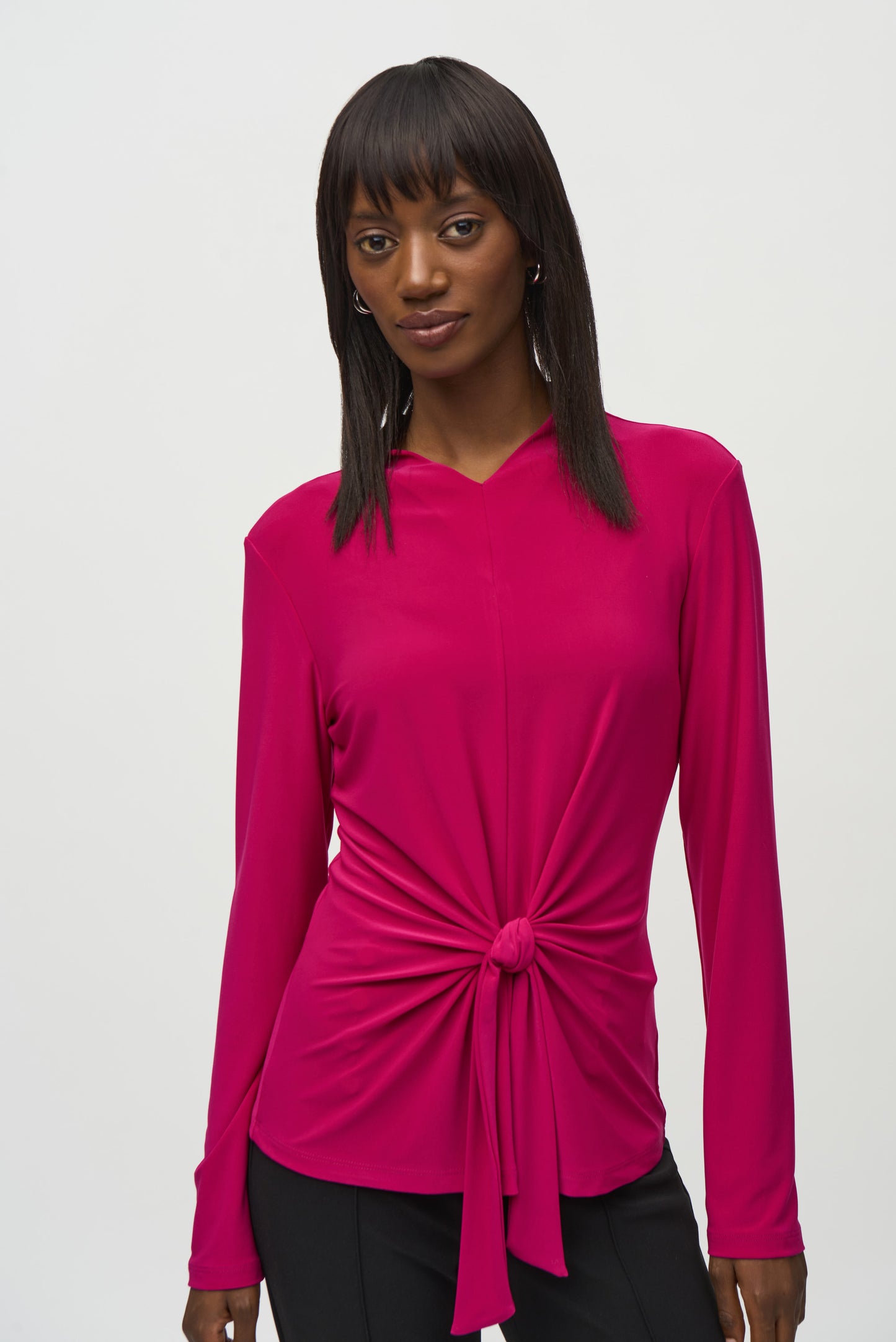 Joseph Ribkoff Winter  2024-244112-2922-Top-Royal Sapphire - The Coach Pyramids