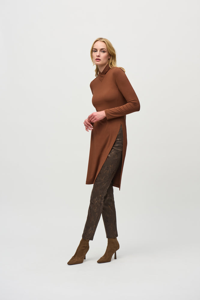 Joseph Ribkoff Winter  2024-244164-4329-Tunic-Chesnut