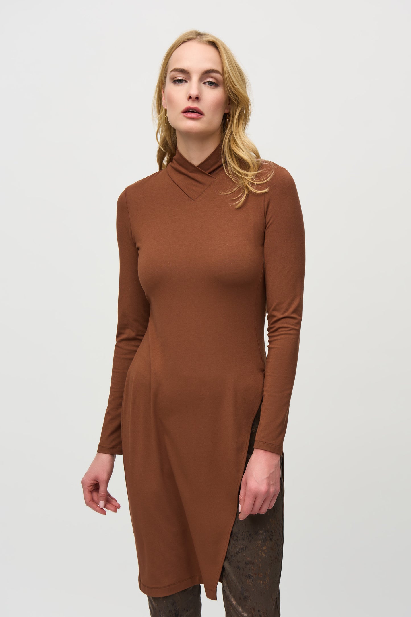 Joseph Ribkoff Winter  2024-244164-11-Tunic-Black - The Coach Pyramids