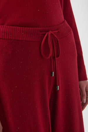 Joseph Ribkoff Winter 2025-244922F25-4435-Pant-Deep Cherry - The Coach Pyramids