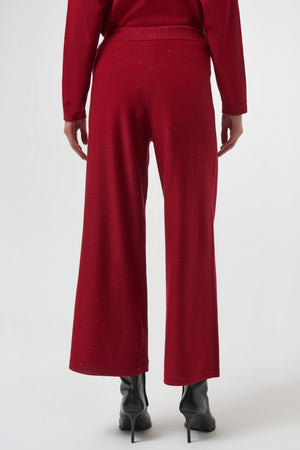 Joseph Ribkoff Winter 2025-244922F25-4435-Pant-Deep Cherry - The Coach Pyramids