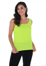 Frank Lyman Spring/Summer 2024-246326-Woven Top-Lime - The Coach Pyramids