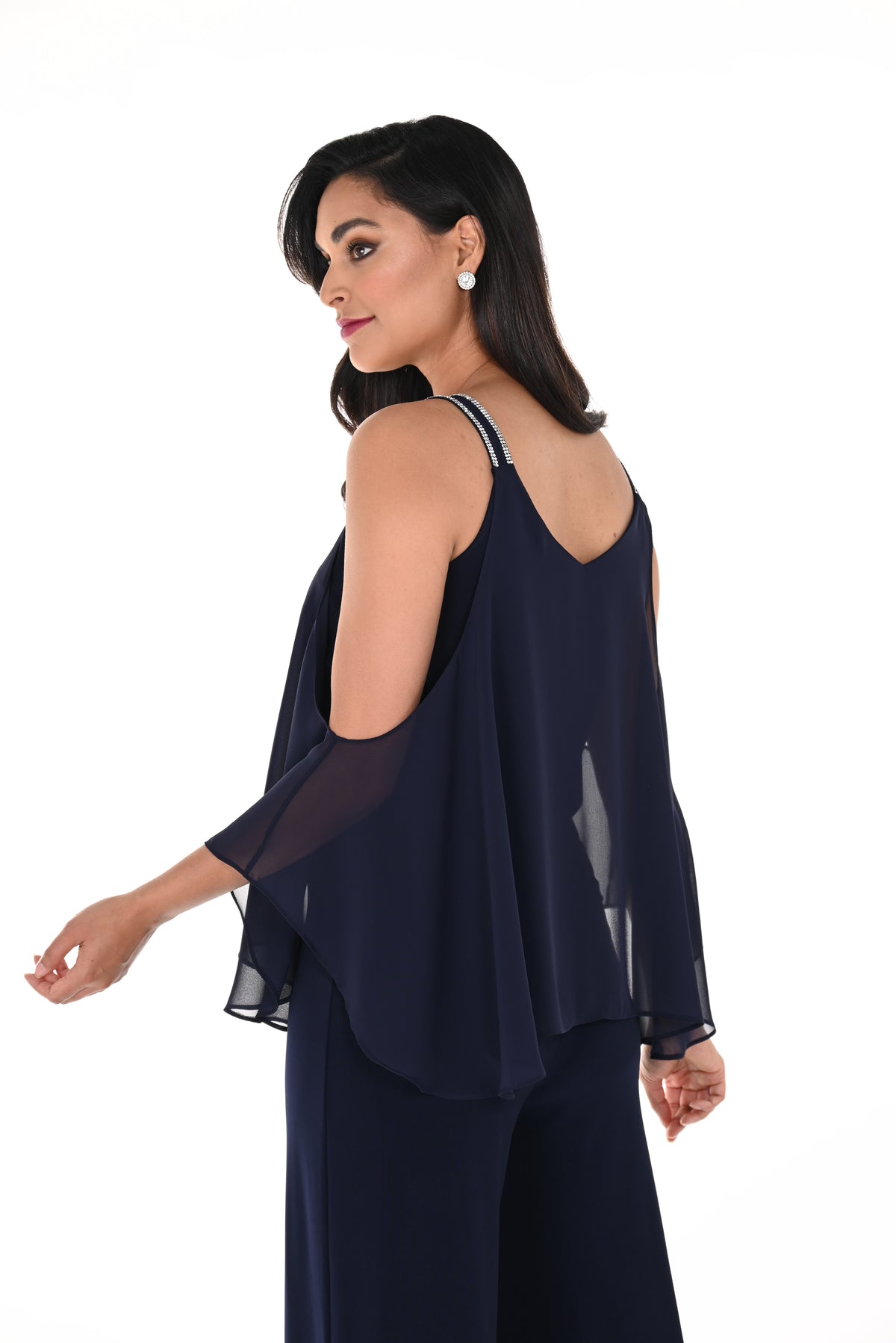 Coach Pyramids Frank Lyman - 248004 -Woven Top-Midnight – The Coach Pyramids