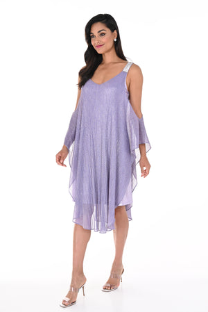 Frank Lyman Spring/Summer 2024- 248364 -Knit Dress-Lavender - The Coach Pyramids