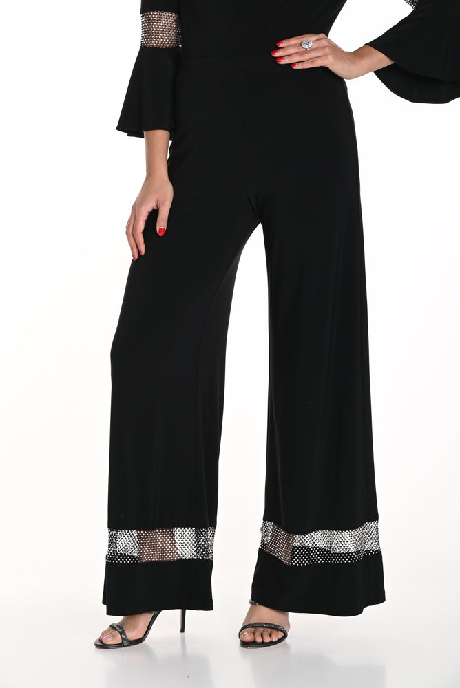 Frank Lyman Fall 2024-249023-Knit Pant-Black