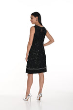 Frank Lyman Fall 2024-249100-Knit Dress-Black