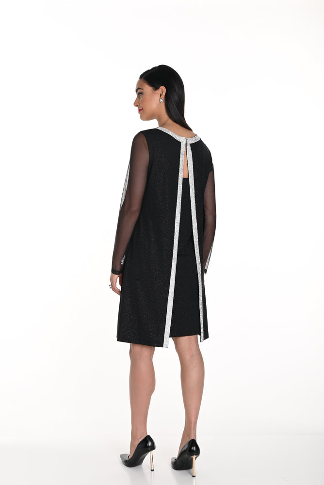 Frank Lyman Fall 2024-249181-Knit Dress-Black