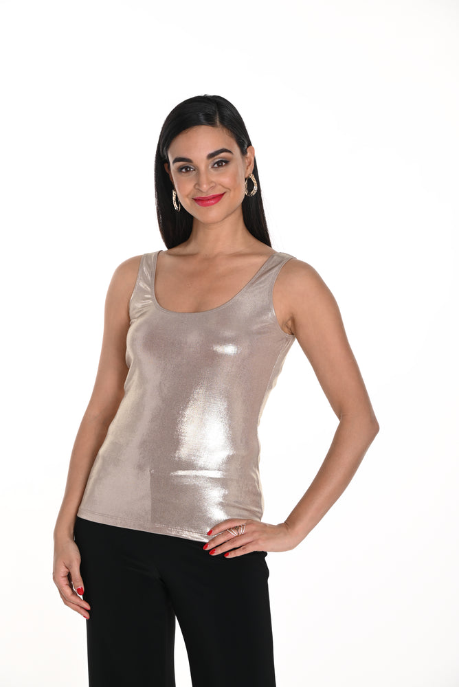 Frank Lyman Fall 2024-249230-Knit Top-Gold