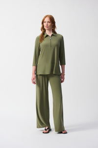 Joseph Ribkoff Spring 2025-251055-4371-Tunic-Cactus - The Coach Pyramids
