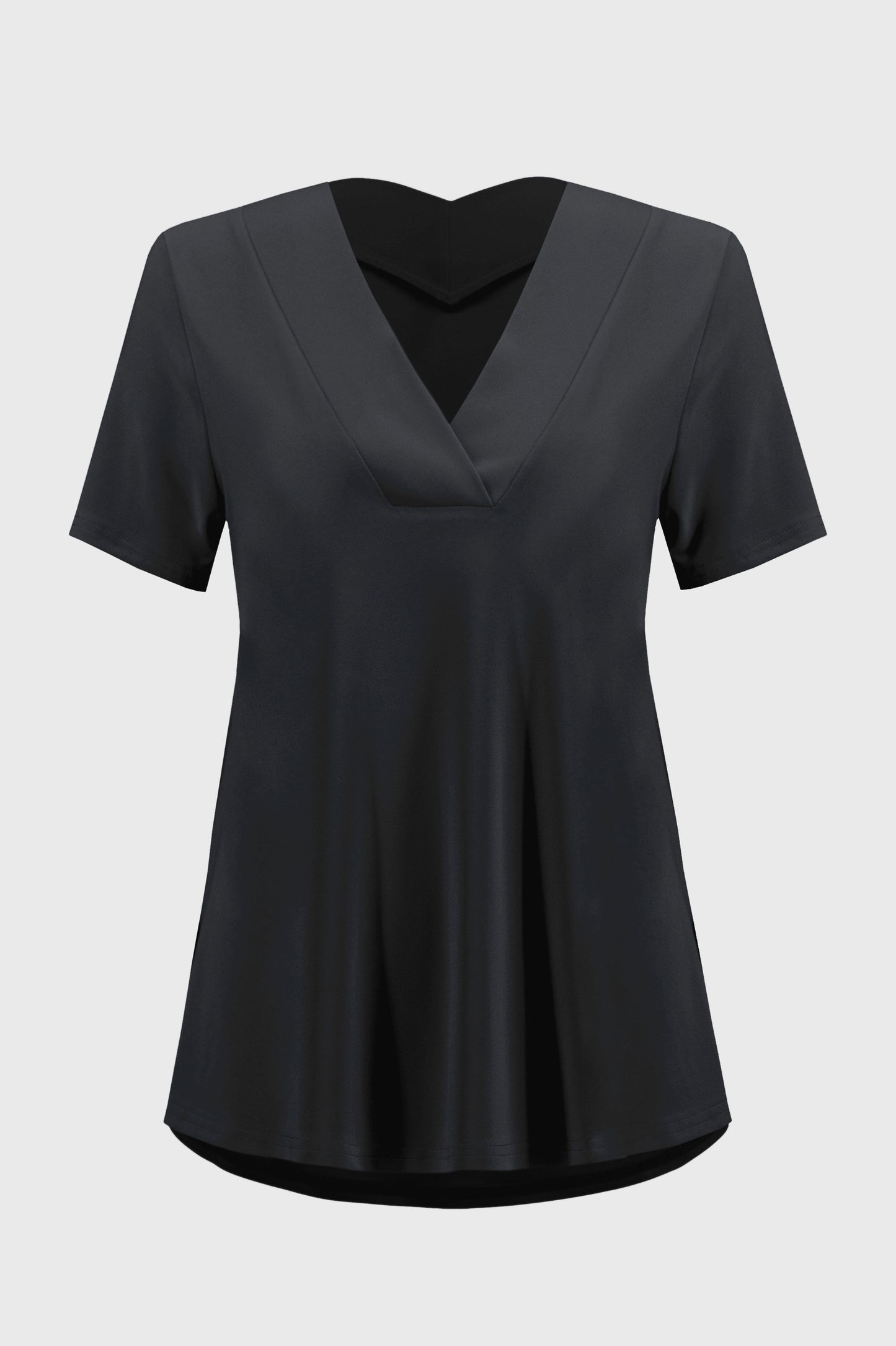Joseph Ribkoff Spring 2025-251125-11-Top-Black - The Coach Pyramids
