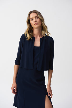 Joseph Ribkoff Spring 2025-251173-2166-Cover Up-Midnight Blue