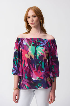 Joseph Ribkoff Spring 2025-251179-3759-Top-Multi